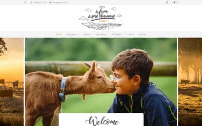 Création du site La Ferme du Pré Charmant à Durbuy